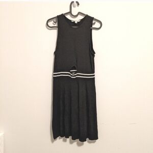 American Eagle black sleeveless swing dress with mid cut out size medium